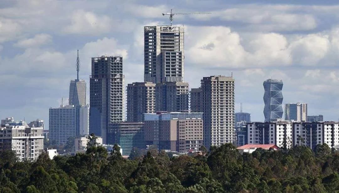 Nairobi city skyline